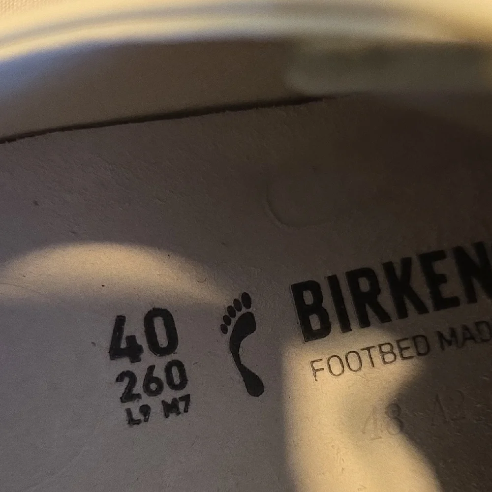 Birkenstock Cream and Gray Athletic Sneakers